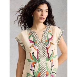 White Stuff Jilly Linen Dress